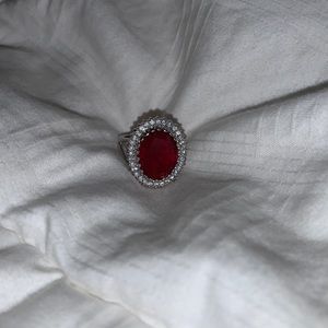 Red Stone Fashion Ring